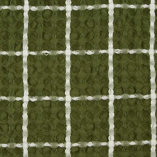 Sage Windowpane Oversized Dish Towels, Set of 2