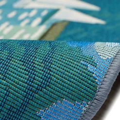 Sailboat Indoor/Outdoor Rug, 3x4