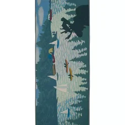 Sailboat Lake Indoor/Outdoor Runner, 1x4