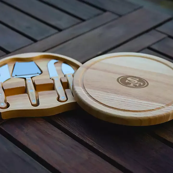 San Francisco 49ers Cheese Board and Tool Set
