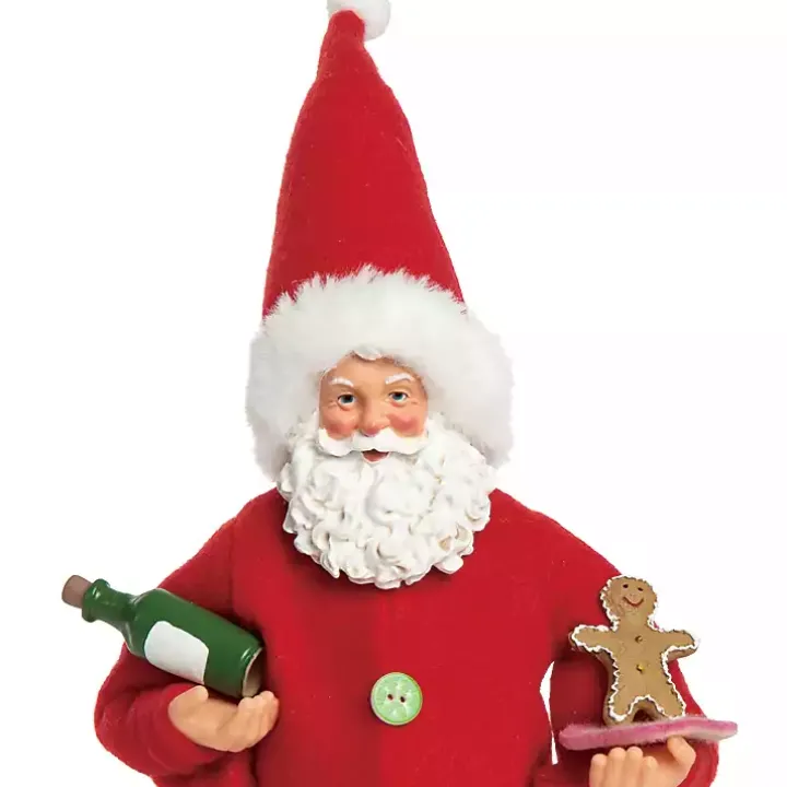 Santa in Pajamas Christmas Figurine