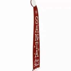 Santa Stop Here Porch Board