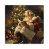 Santa's Stories Canvas Art Print, 30x30 in.