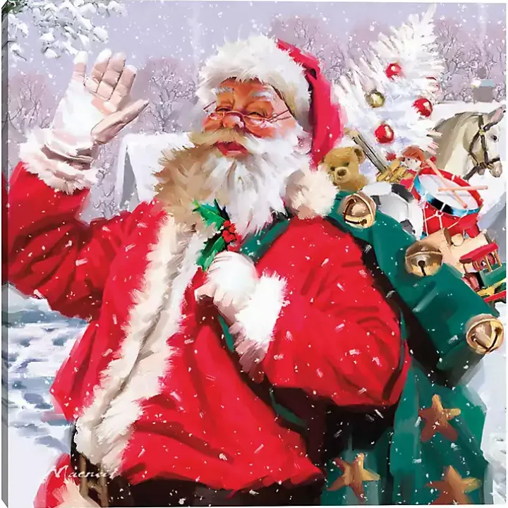Santa's Toys Canvas Art Print