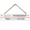 Santa's Workshop Christmas Wall Sign