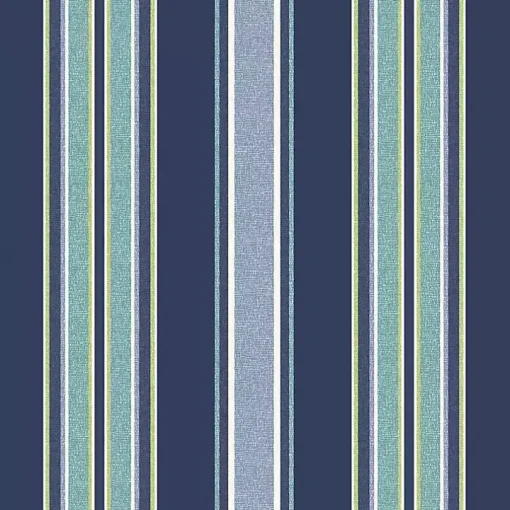 Sapphire Aurora Stripe Outdoor Lumbar Pillow
