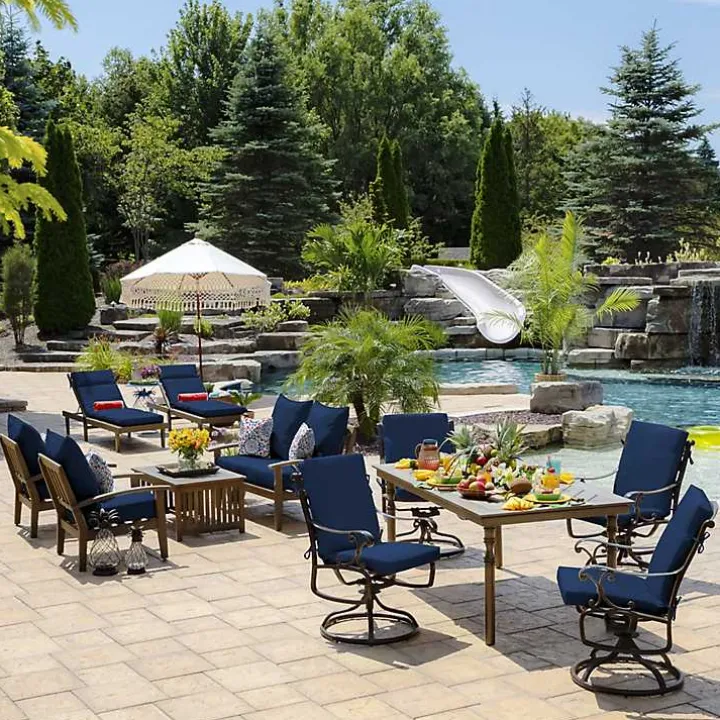 Sapphire Leala Luxe Outdoor Dining Chair Cushion