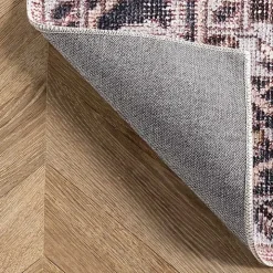 Sasha Medallion Washable Area Rug, 4x6