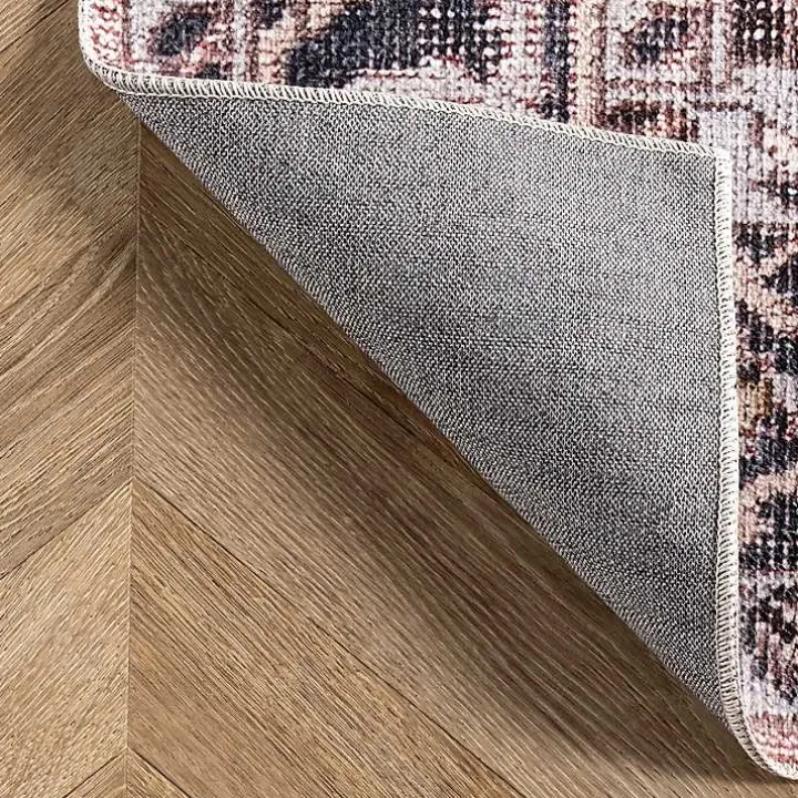 Sasha Medallion Washable Area Rug, 4x6