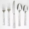 Satin Sand Blossom 20-pc. Flatware Set