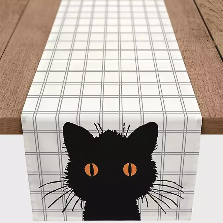 Scaredy Cat Table Runner, 72 in.