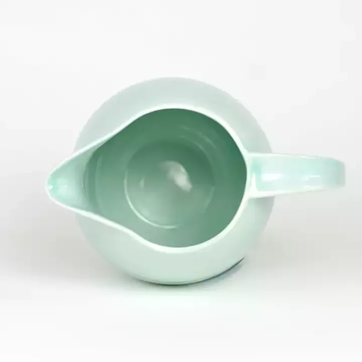 Seafoam and Onyx Serving Pitcher