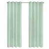 Seafoam Green Boucle Sheer Curtain Panel, 95 in.