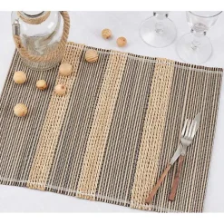 Seagrass Striped 4-pc. Placemat Set
