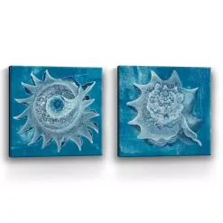Seashore Canvas Art Prints, Set of 2