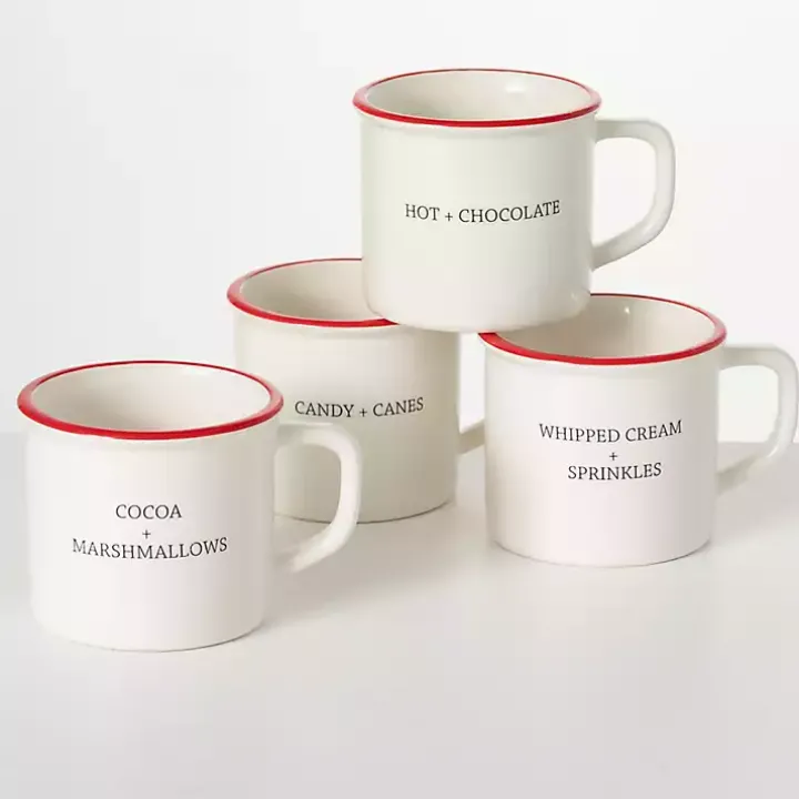 Seasonal Sweets Mugs, Set of 4