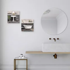 Serene Bath 2-pc. Canvas Art Print Set