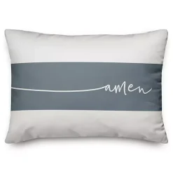 Serenity Prayer Striped Pillow