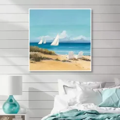 Setting Sail Framed Canvas Art Print