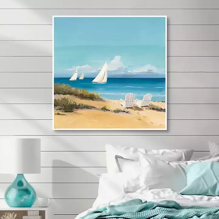 Setting Sail Framed Canvas Art Print