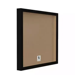 Sheep with Santa Hat Framed Canvas Art Print