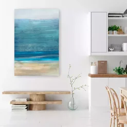 Shoreline Brushstrokes Canvas Art Print, 32x48 in.