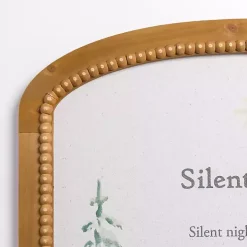 Silent Night Arch Beaded Wall Plaque