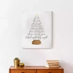 Silent Night Tree Canvas Art Print