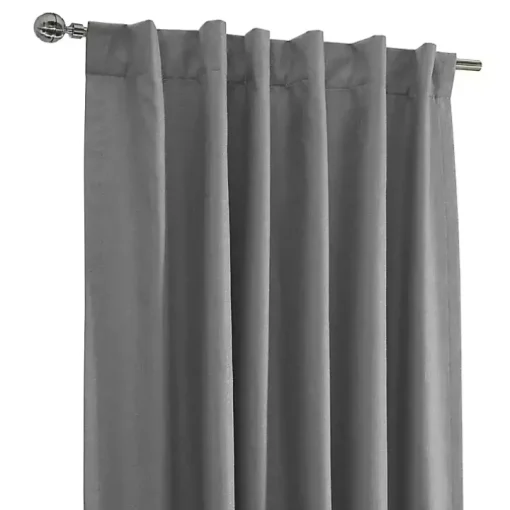 Silver Baxter Blackout Curtain Panel, 84 in.