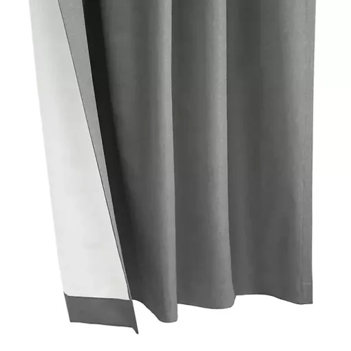 Silver Baxter Blackout Curtain Panel, 84 in.