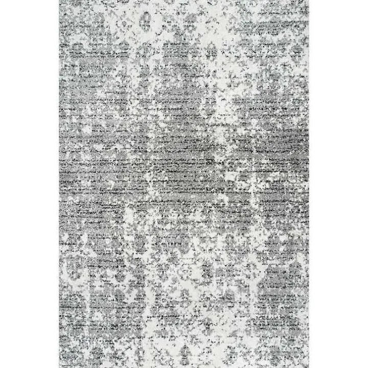 Silver Deena Abstract Area Rug, 5x8