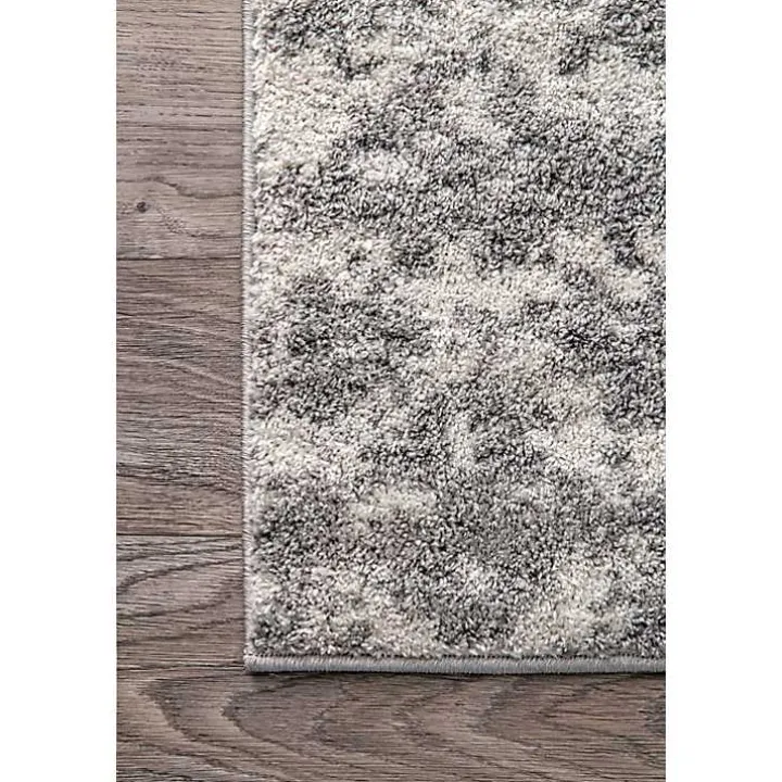 Silver Deena Abstract Area Rug, 5x8