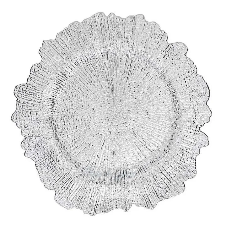 Silver Elegance Starburst Chargers, Set of 4