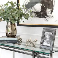 Silver Metal Jack Sculpture