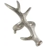 Silver Reindeer Antler Napkin Rings, Set of 4