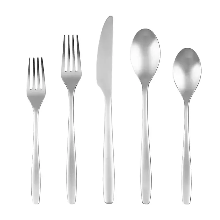Silver Satin Metal Classic 20-pc. Flatware Set