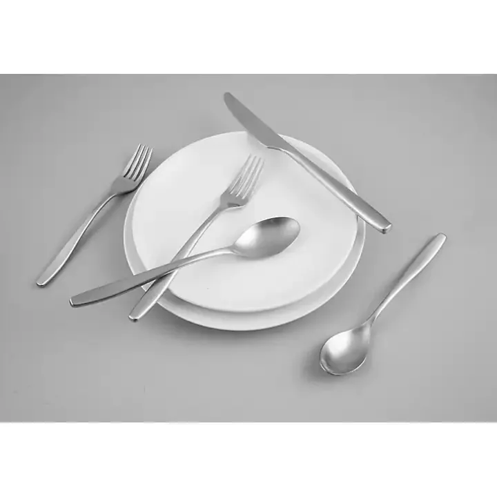 Silver Satin Metal Classic 20-pc. Flatware Set
