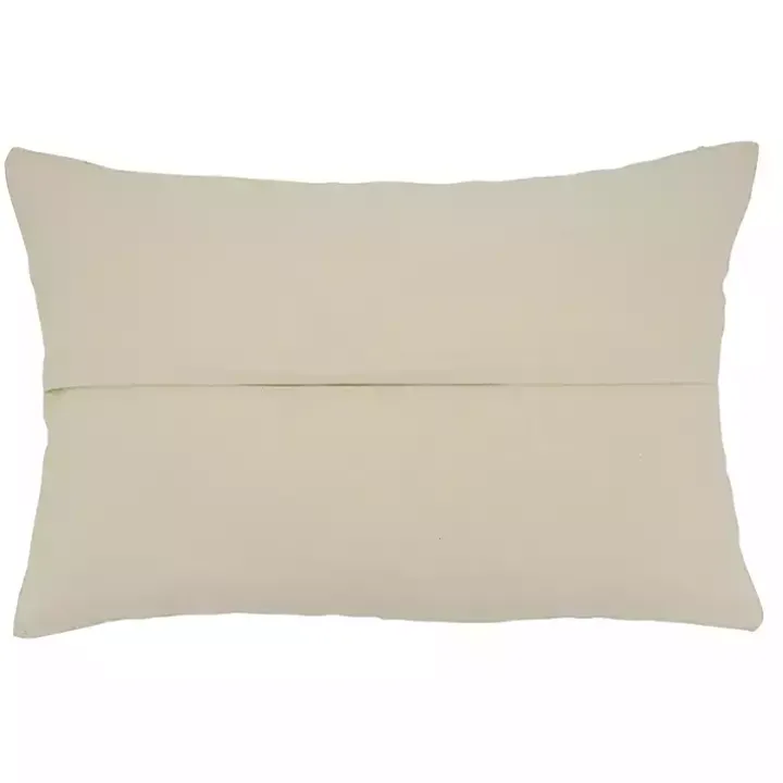 Sky Blue Knotted Line Lumbar Throw Pillow