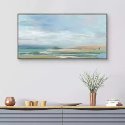 Sky From The Bay Framed Canvas Art Print