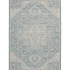 Sky Medallion Lava Indoor/Outdoor Area Rug, 5x7