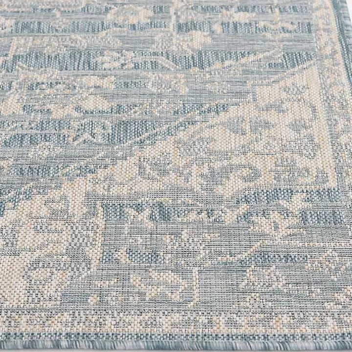 Sky Medallion Lava Indoor/Outdoor Area Rug, 5x7