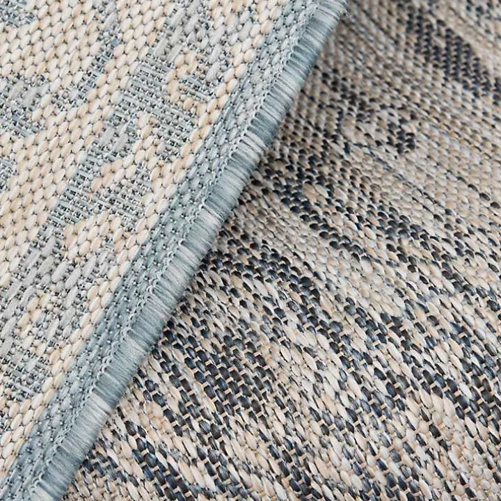 Sky Medallion Lava Indoor/Outdoor Area Rug, 5x7