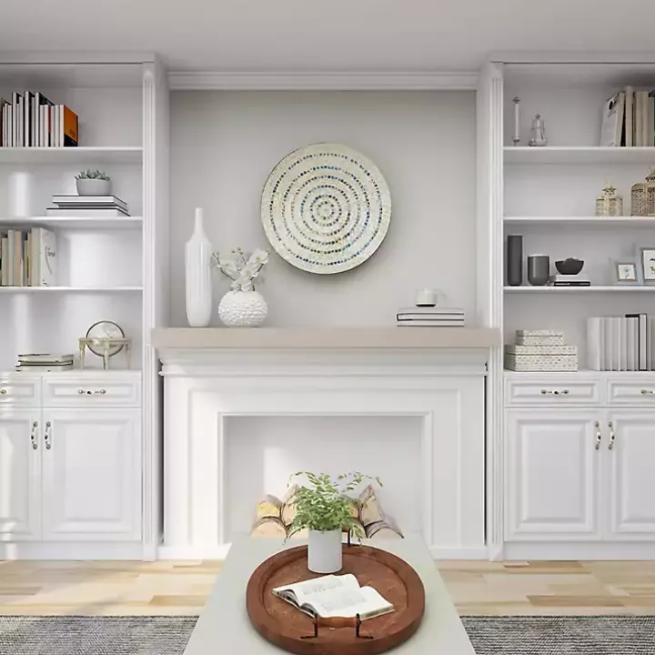 Slender Curtain Ribbed Vase