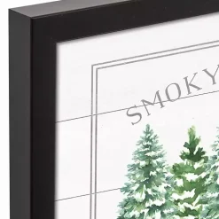 Smoky Mountain Christmas Tree Farm Framed Plaque