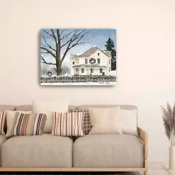 Snowy Grandma's House Canvas Art Print, 40x30 in.
