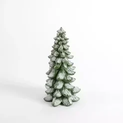 Snowy Green Tiered Christmas Tree, 14 in.