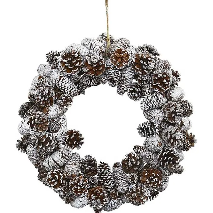 Snowy Pinecone Mix Wreath