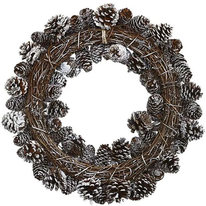 Snowy Pinecone Mix Wreath