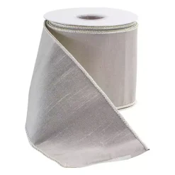 Soft Beige Shimmer 10 yard Christmas Ribbon