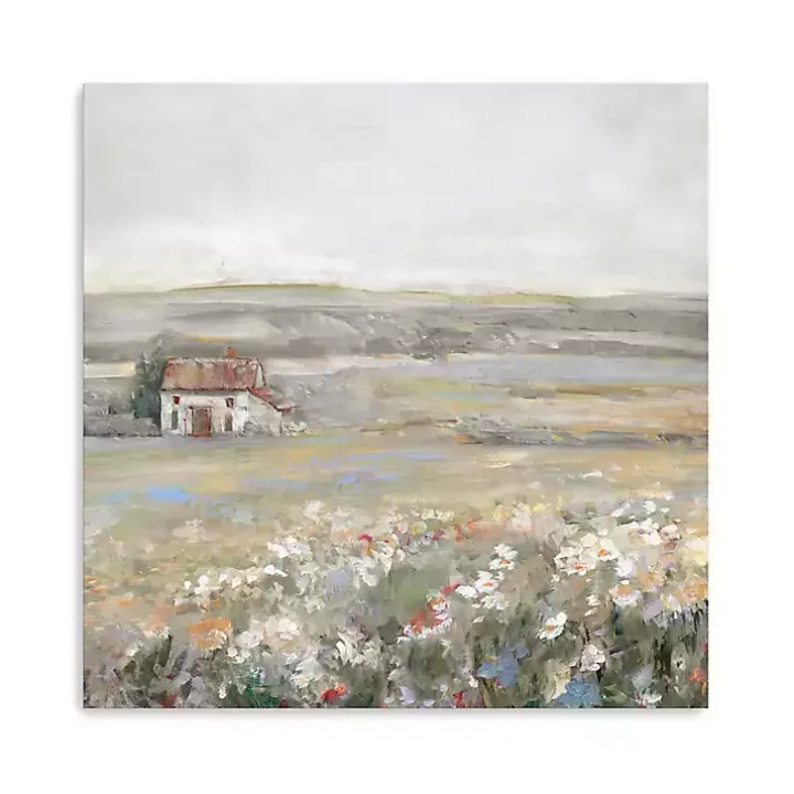 Soft Summer Meadow I Canvas Art Print, 30x30 in.